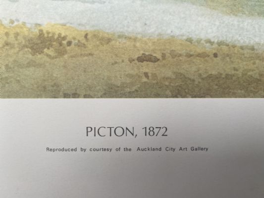 OLD PRINT: Picton 1872