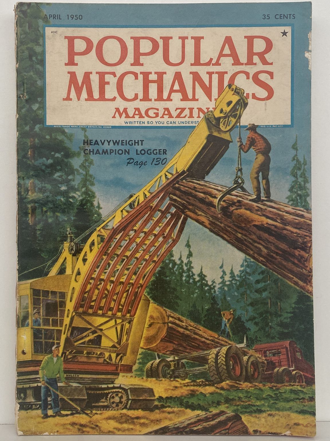 VINTAGE MAGAZINE: Popular Mechanics - Vol. 93, No. 4 - April 1950
