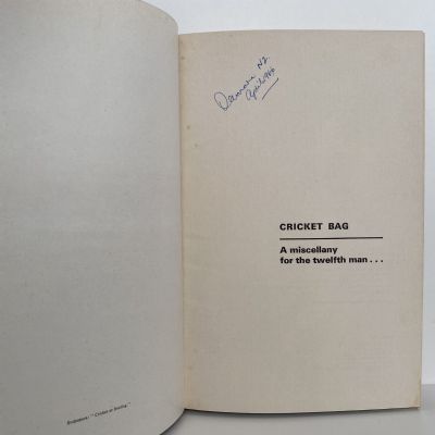 CRICKET BAG: A Miscellany for the twelfth man