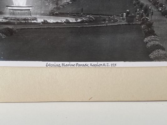 VINTAGE PHOTOS: A Memento from Napier, New Zealand