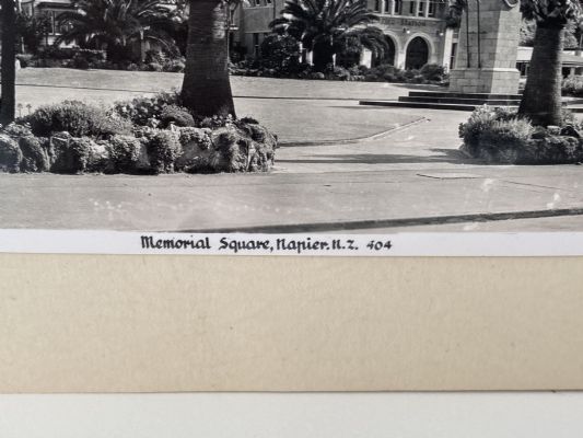 VINTAGE PHOTOS: A Memento from Napier, New Zealand