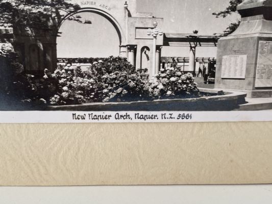 VINTAGE PHOTOS: A Memento from Napier, New Zealand