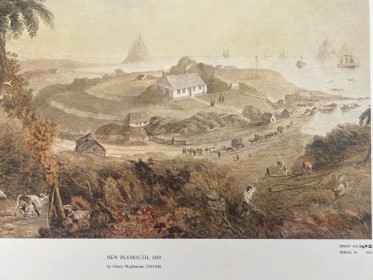 OLD PRINTS: Three Colonial Views 1849