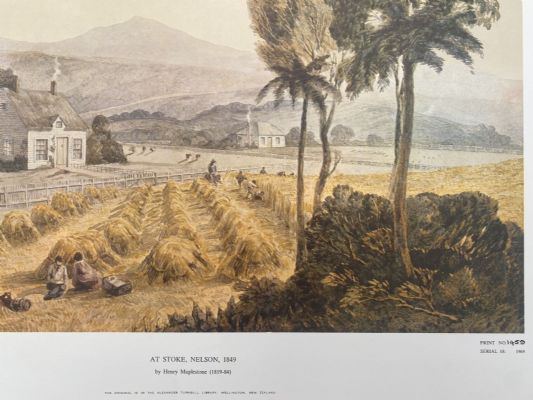 OLD PRINTS: Three Colonial Views 1849
