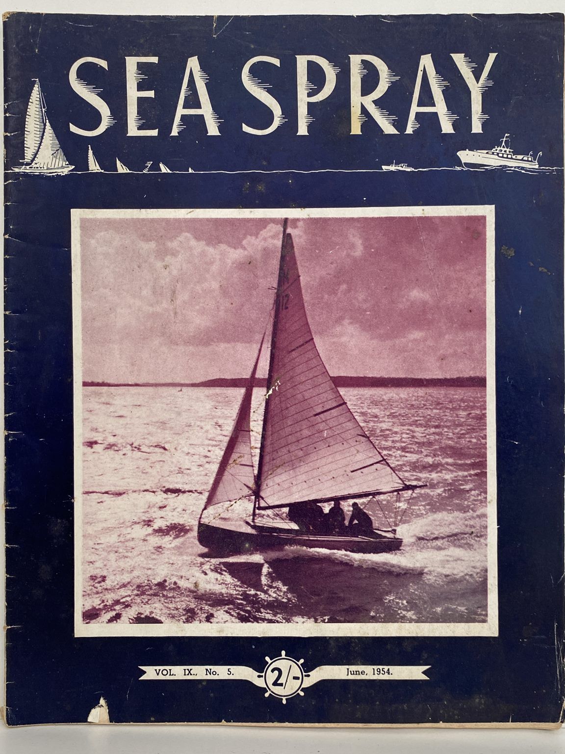 VINTAGE MAGAZINE: Sea Spray - Vol. 9, No. 5 - June 1954