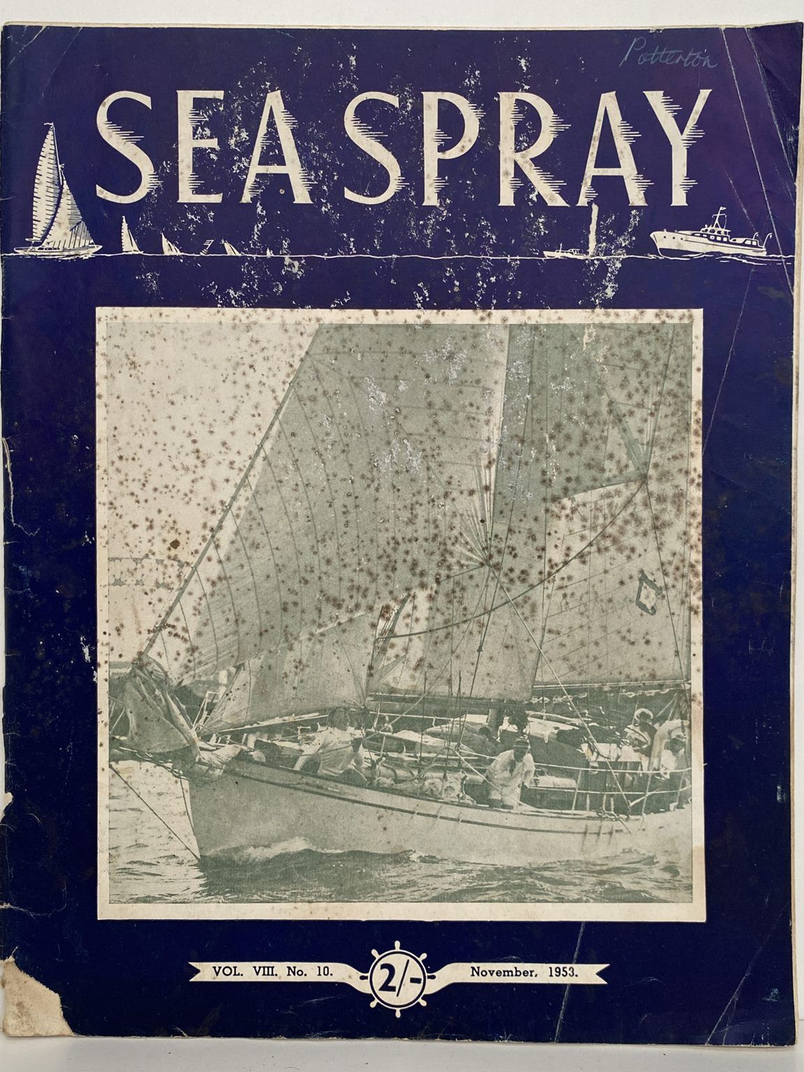 VINTAGE MAGAZINE: Sea Spray - Vol. 8, No. 10 - November 1953