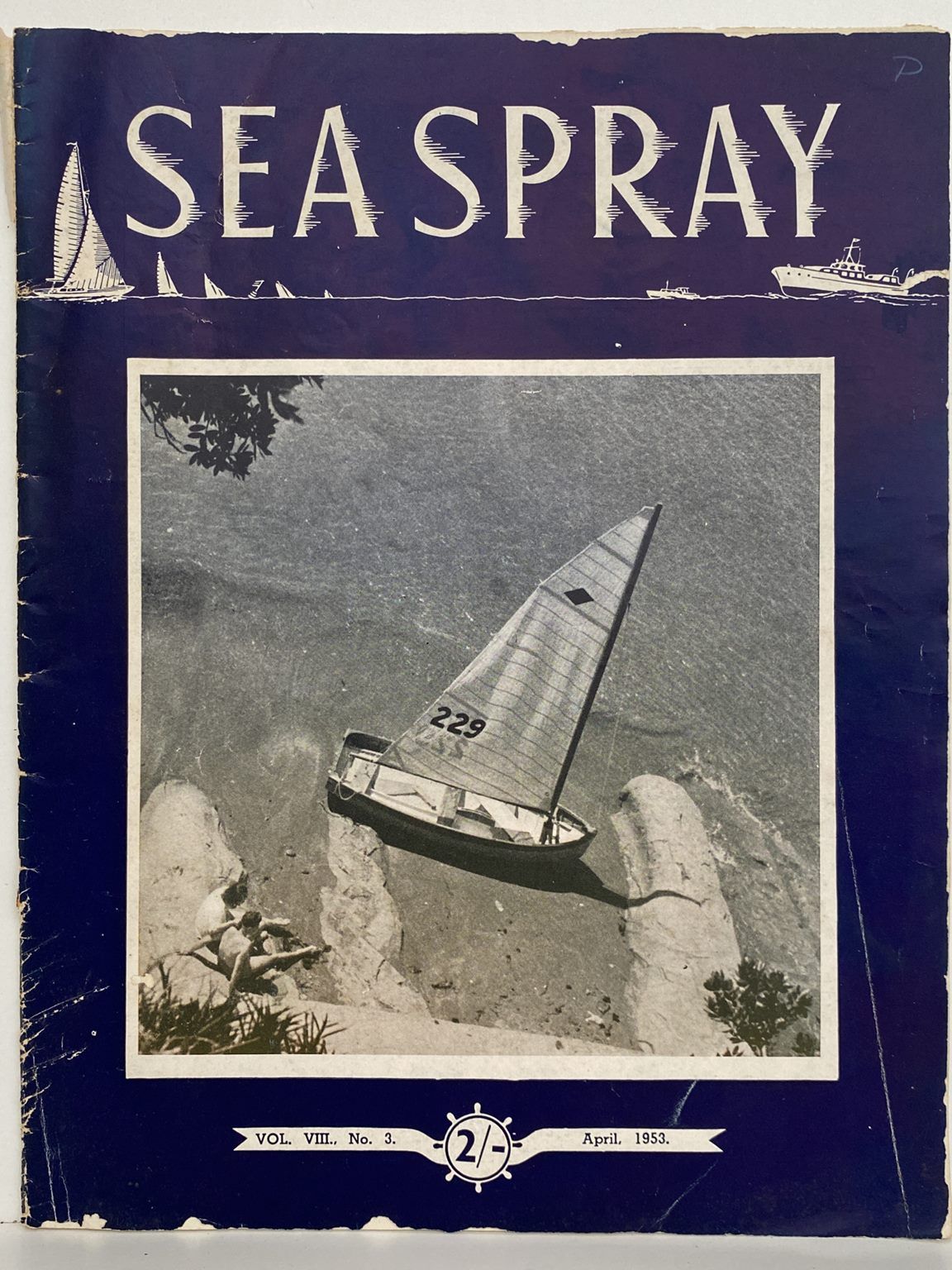 VINTAGE MAGAZINE: Sea Spray - Vol. 8, No. 3 - April 1953