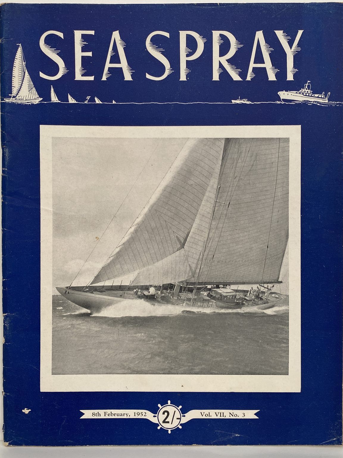 VINTAGE MAGAZINE: Sea Spray - Vol. 7, No. 3 - February 1952
