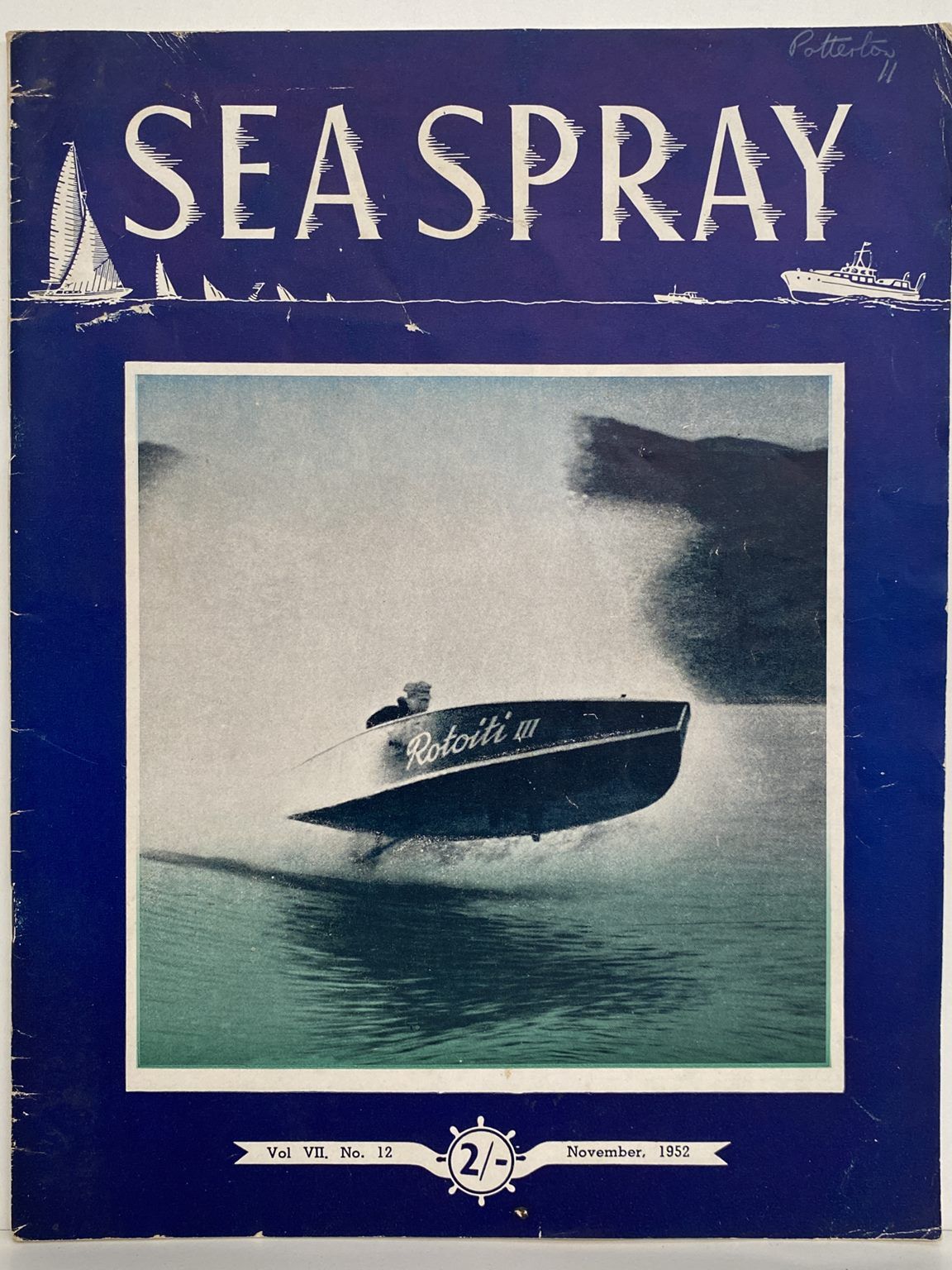 VINTAGE MAGAZINE: Sea Spray - Vol. 7, No. 12 - November 1952