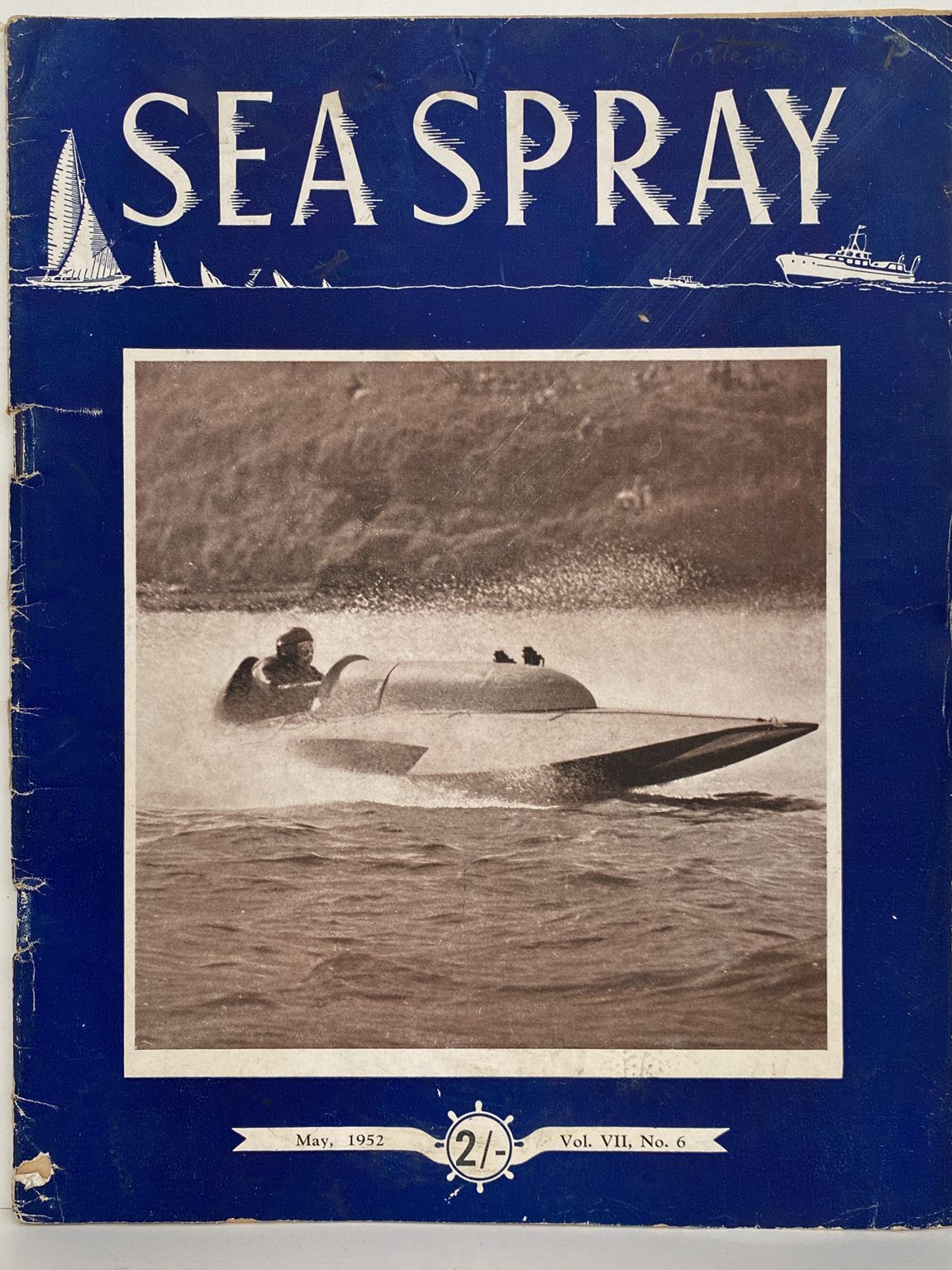 VINTAGE MAGAZINE: Sea Spray - Vol. 7, No. 6 - May 1952