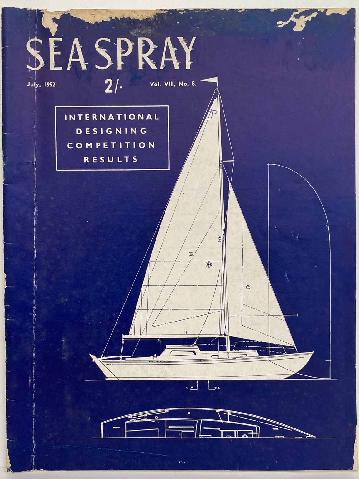 VINTAGE MAGAZINE: Sea Spray - Vol. 7, No. 8 - July 1952