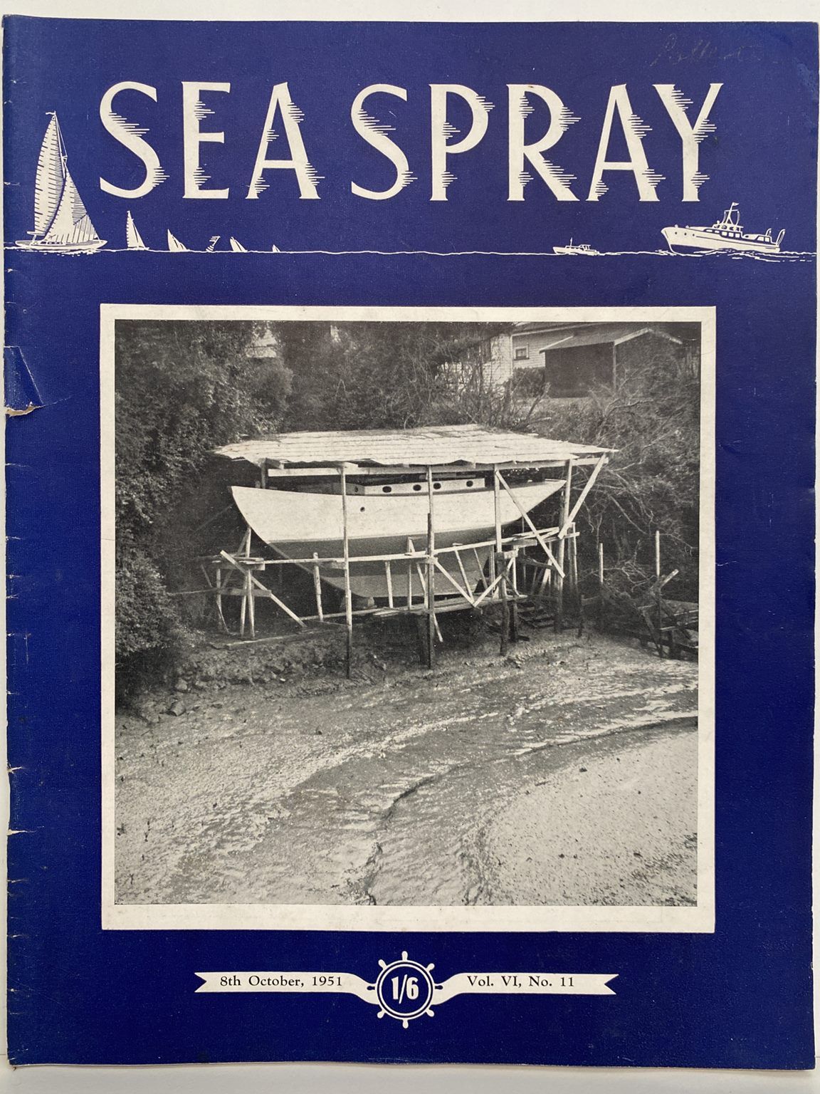 VINTAGE MAGAZINE: Sea Spray - Vol. 6, No. 11 - October 1951