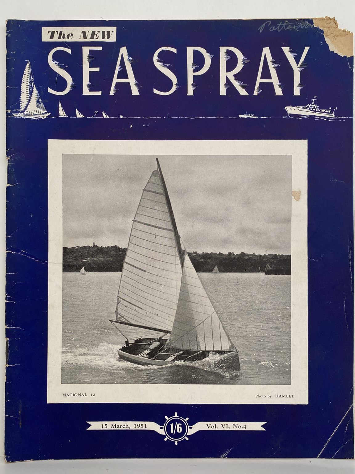 VINTAGE MAGAZINE: Sea Spray - Vol. 6, No. 4 - March 1951