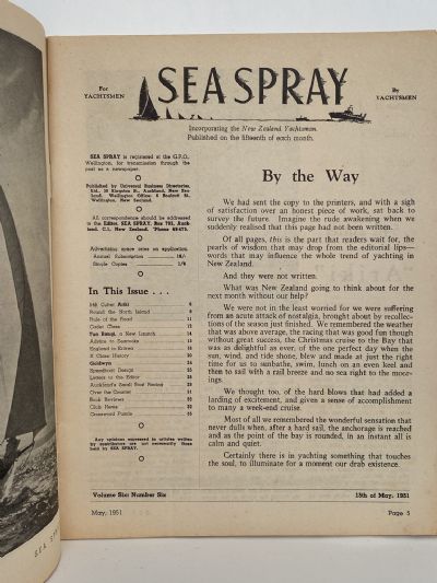 VINTAGE MAGAZINE: Sea Spray - Vol. 6, No. 6 - May 1951