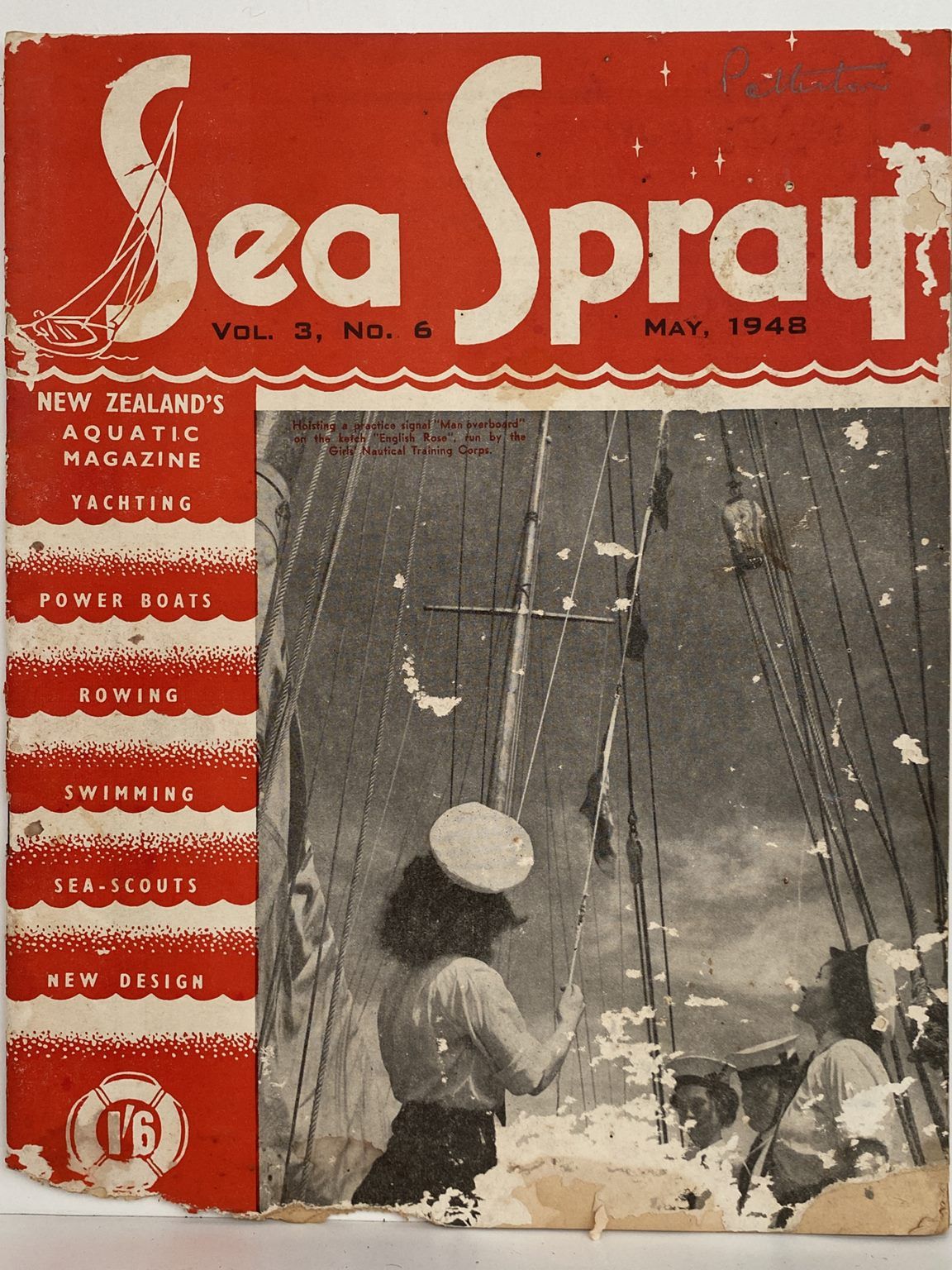 VINTAGE MAGAZINE: Sea Spray - Vol. 3, No. 6 - May 1948