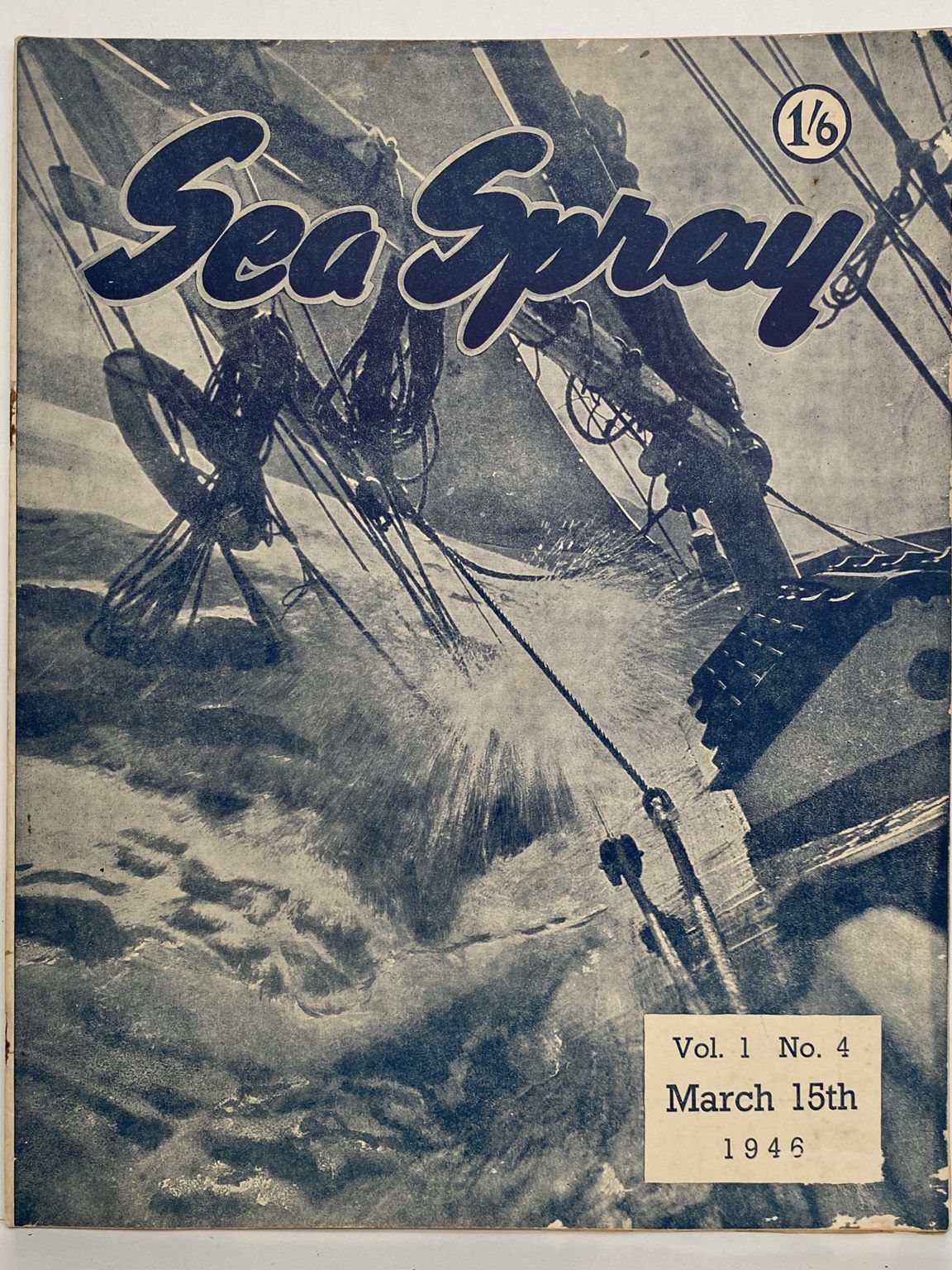 VINTAGE MAGAZINE: Sea Spray - Vol. 1, No. 4 - March 1946