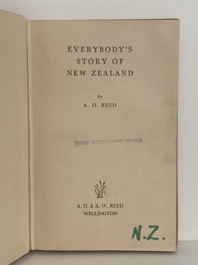 EVERYBODY'S STORY OF NEW ZEALAND