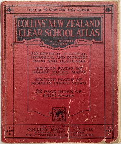 Collins' New Zealand Clear School Atlas 