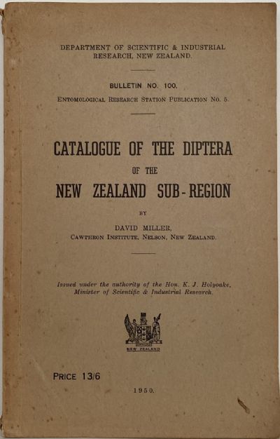 CATALOUGE of the DIPTERA of NEW ZEALAND 