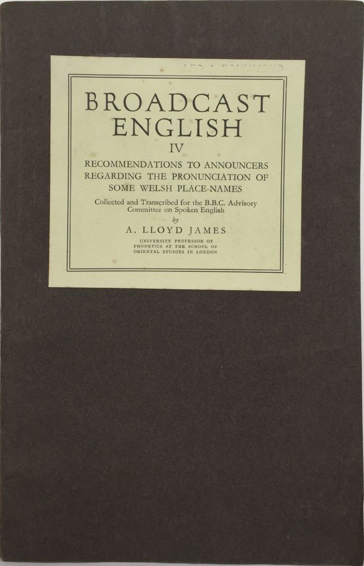 BROADCAST ENGLISH IV