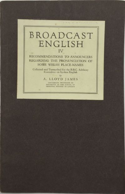 BROADCAST ENGLISH IV 