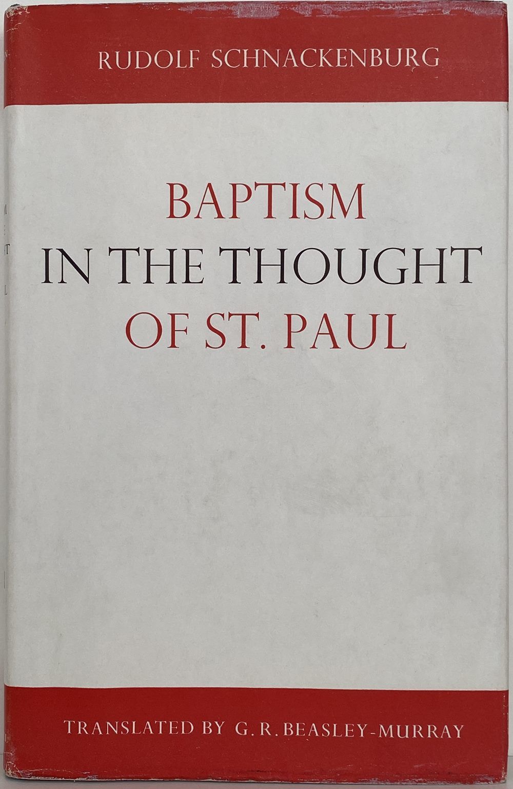BAPTISIM IN THE THOUGHT OF ST. PAUL