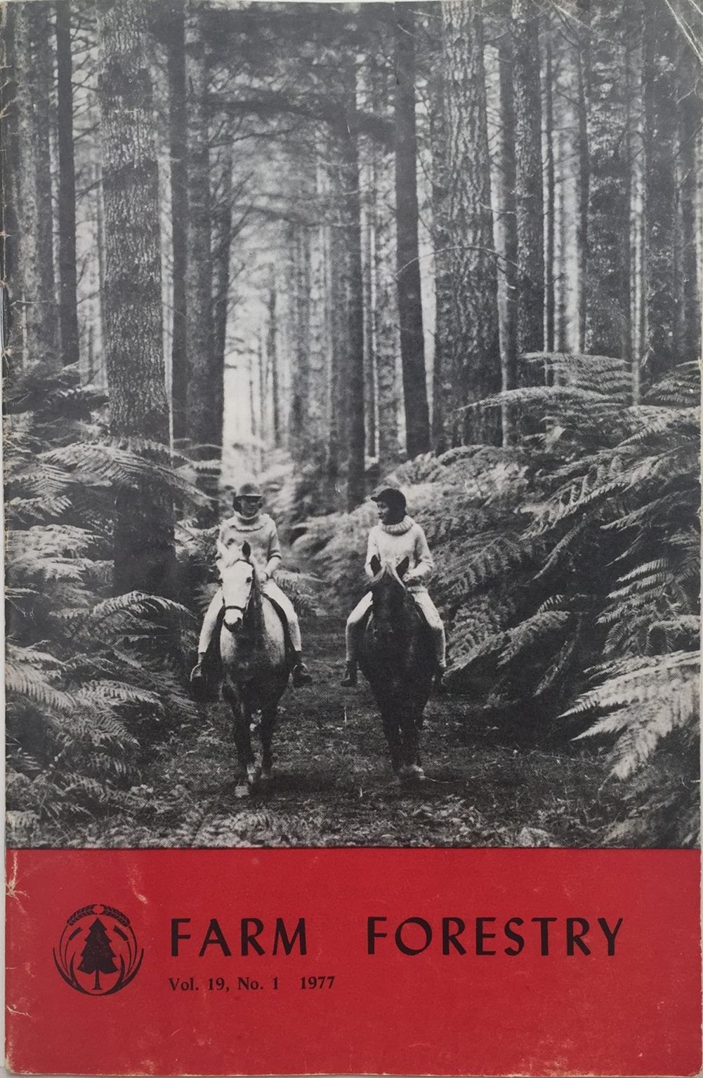 FARM FORESTRY ASSOCIATION: Vintage Journal : Vol 19 . No 1. Sept 1977