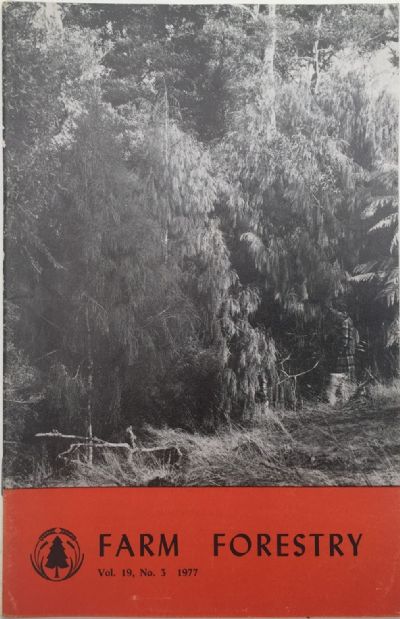 FARM FORESTRY ASSOCIATION: Vintage Journal : Vol 19 . No 3. Sept 1977 