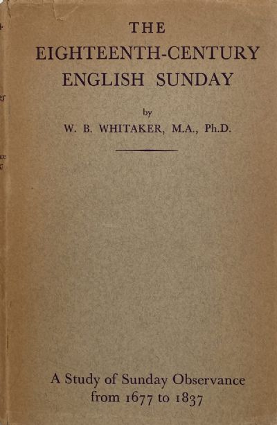 Eighteenth Century English Sunday 