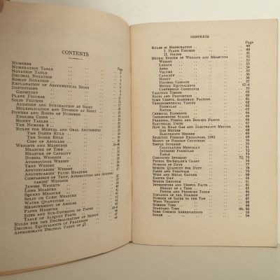 COMMON TABLES FOR DAILY USE: Everyone's Table Companion for Ready Reference