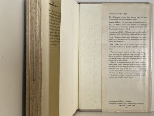 MARILYN MONROE: Confidential - An Intimate Personal Account