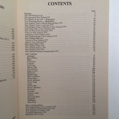 THE RUGBY ALMANACK OF NEW ZEALAND 1980