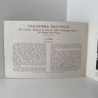 TARAWERA ERUPTION: The Volcanic Outburst of June 10, 1886