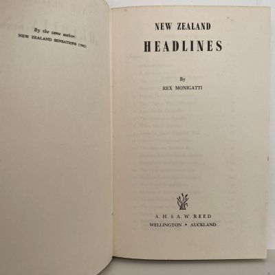 NEW ZEALAND HEADLINES