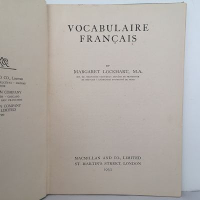 Vocabulaire Francais