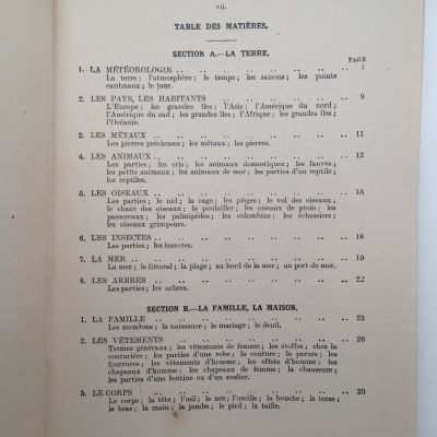 Vocabulaire Francais