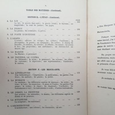 Vocabulaire Francais