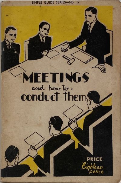 MEETINGS and how to conduct them 