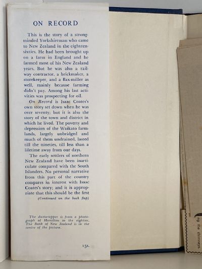 ON RECORD: Being the Reminiscences of Isaac Coates 1840-1932