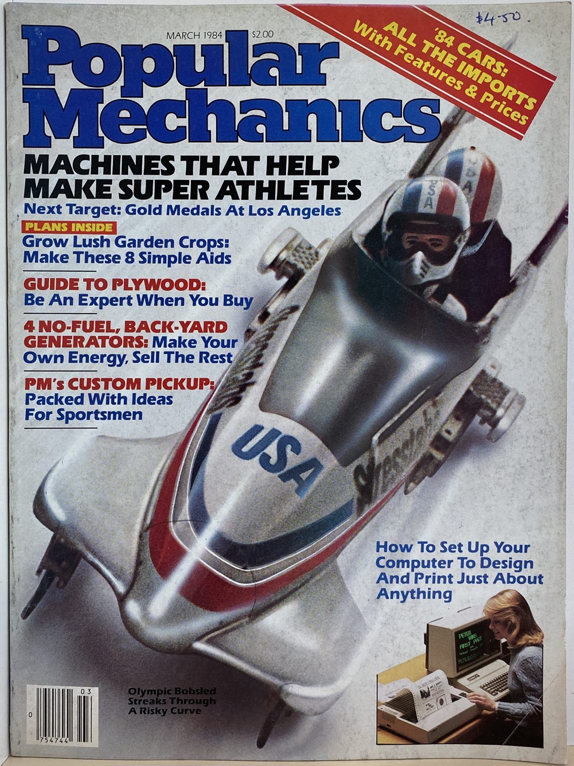 VINTAGE MAGAZINE: Popular Mechanics - Vol. 161, No. 3 - March 1984