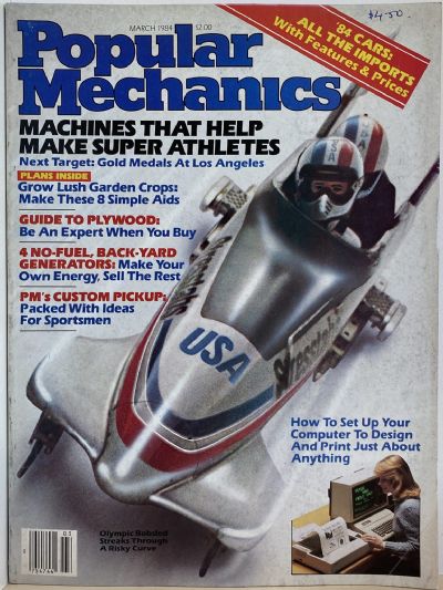 VINTAGE MAGAZINE: Popular Mechanics - Vol. 161, No. 3 - March 1984 