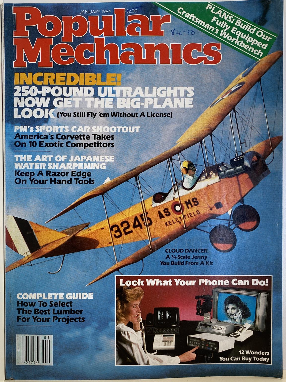 VINTAGE MAGAZINE: Popular Mechanics - Vol. 161, No. 1 - January 1984