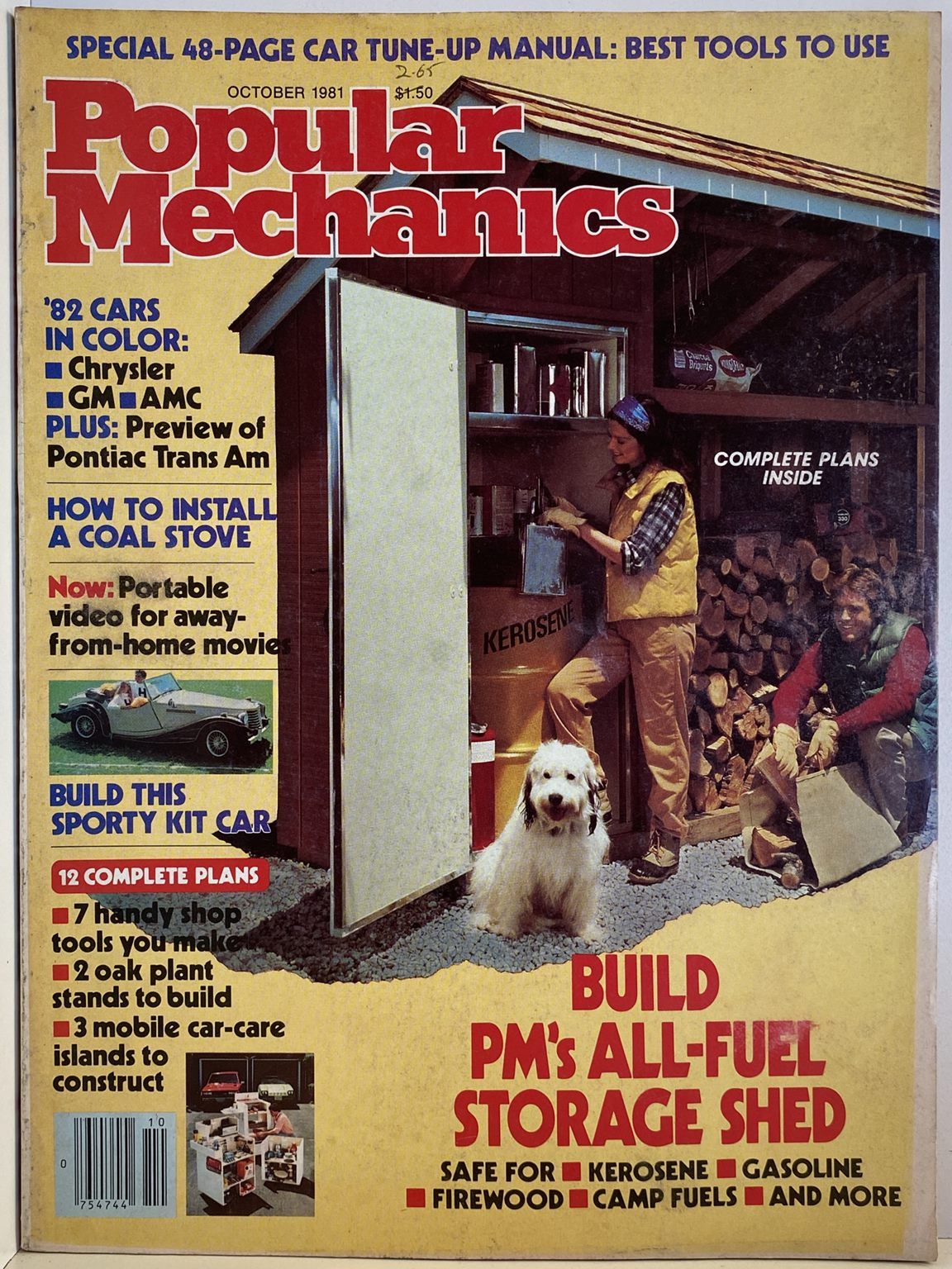 VINTAGE MAGAZINE: Popular Mechanics - Vol. 156, No. 4 - October 1981