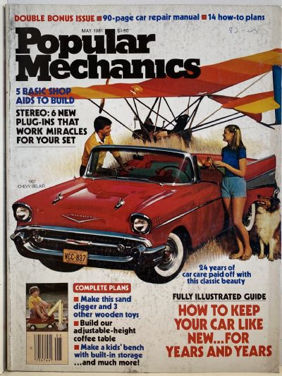 VINTAGE MAGAZINE: Popular Mechanics - Vol. 155, No. 5 - May 1981 