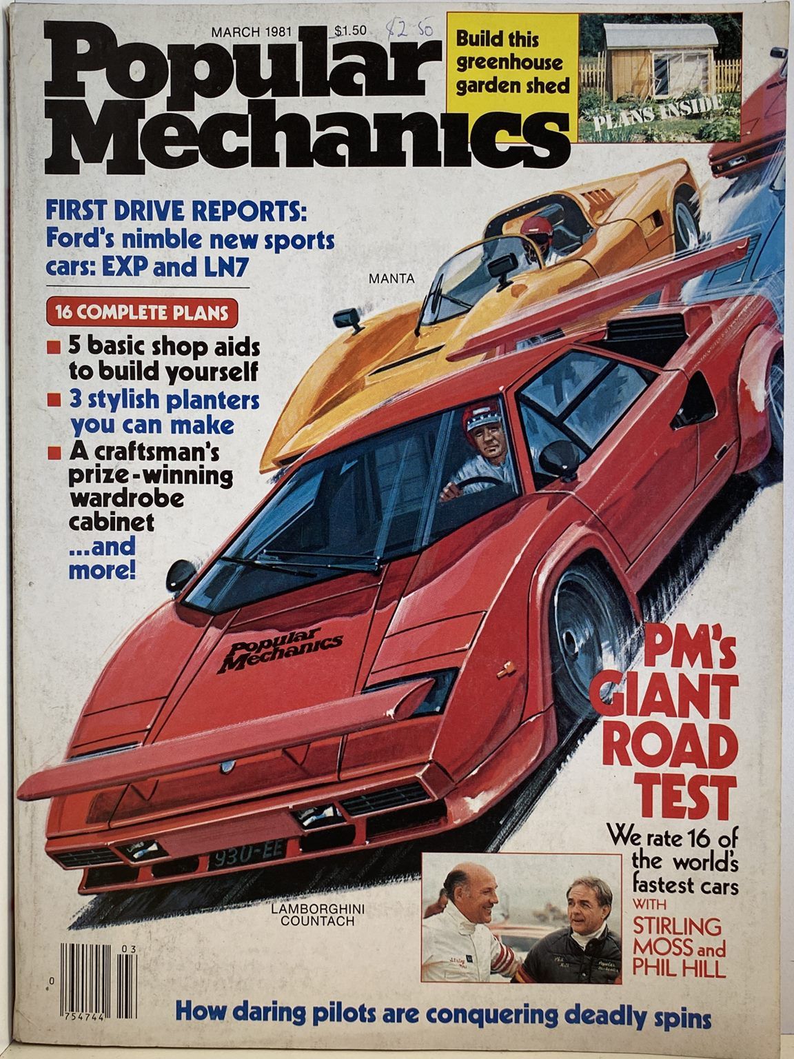 VINTAGE MAGAZINE: Popular Mechanics - Vol. 155, No. 3 - March 1981