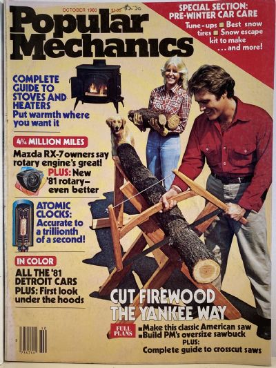 VINTAGE MAGAZINE: Popular Mechanics - Vol. 154, No. 4 - October 1980 