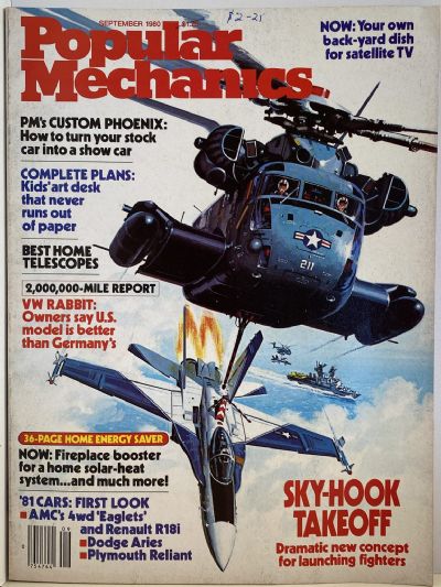 VINTAGE MAGAZINE: Popular Mechanics - Vol. 154, No. 3 - September 1980 