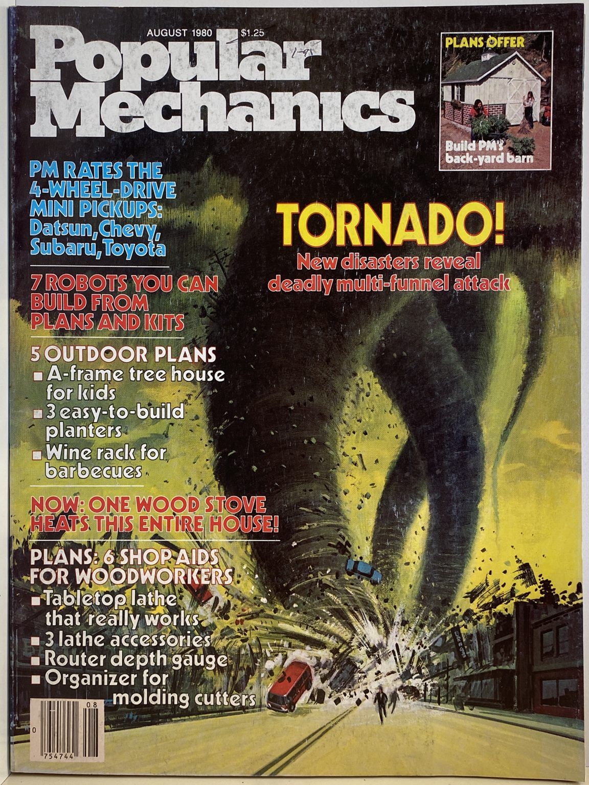 VINTAGE MAGAZINE: Popular Mechanics - Vol. 154, No. 2 - August 1980
