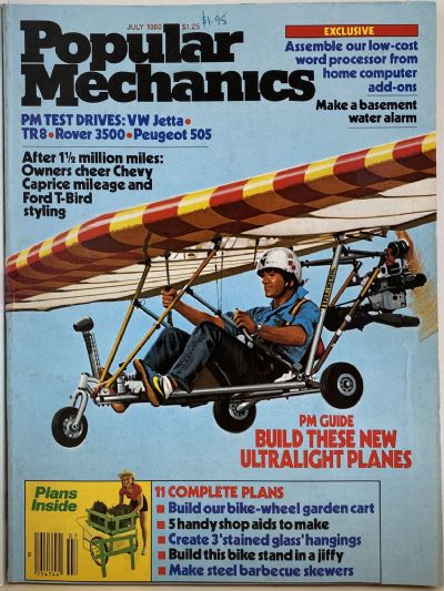 VINTAGE MAGAZINE: Popular Mechanics - Vol. 154, No. 1 - July 1980 