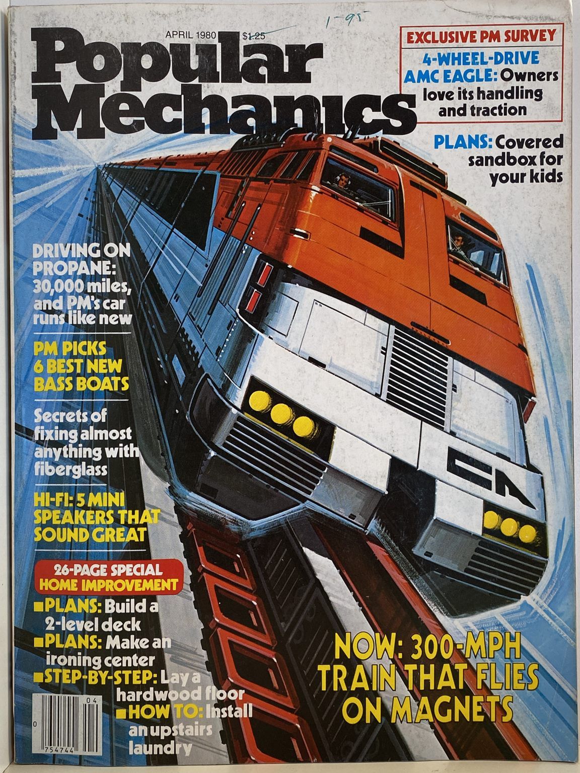VINTAGE MAGAZINE: Popular Mechanics - Vol. 153, No. 4 - April 1980